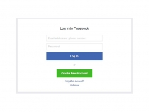 PHP Login Register With Facebook Screenshot 2