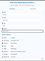 IFSC Code Finder Pro For WordPress Screenshot 3