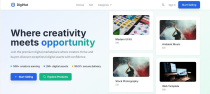 DigiHut – Digital Marketplace Template Screenshot 1