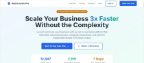 SaaS Launch Pro – Clean Responsive Landing Page Screenshot 1
