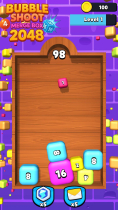 Bubble Shoot Merge Box 2048 - Unity Screenshot 6